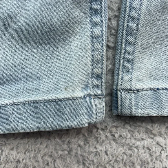 Mugsy Grands Jeans Mens 33x30 Tapered Blue Stretch Denim Light Wash - Picture 10 of 12